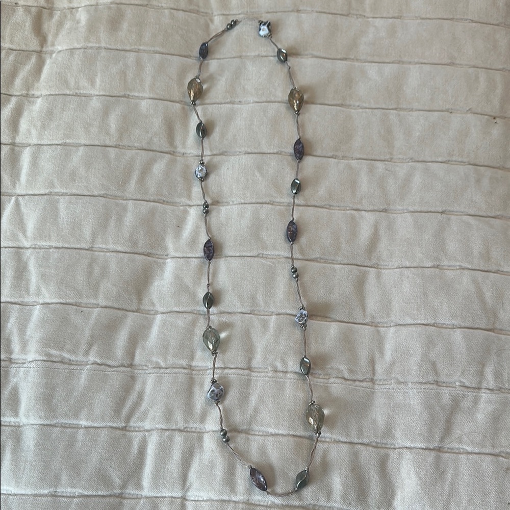 Elegant Multi-Color Beaded Necklace